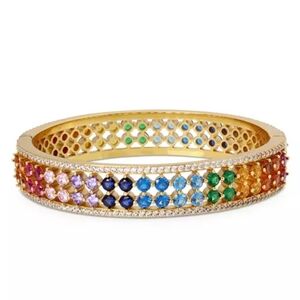 ✨️🌈 NEW Kurt Geiger  Rainbow Multicolor Bangle Bracelet ✨️🌈